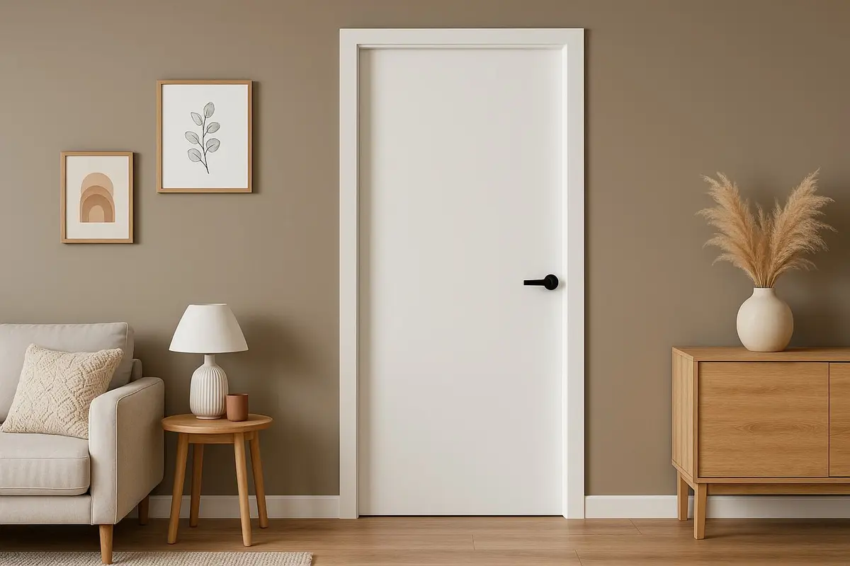 Flush Solid Core Interior Primed Door