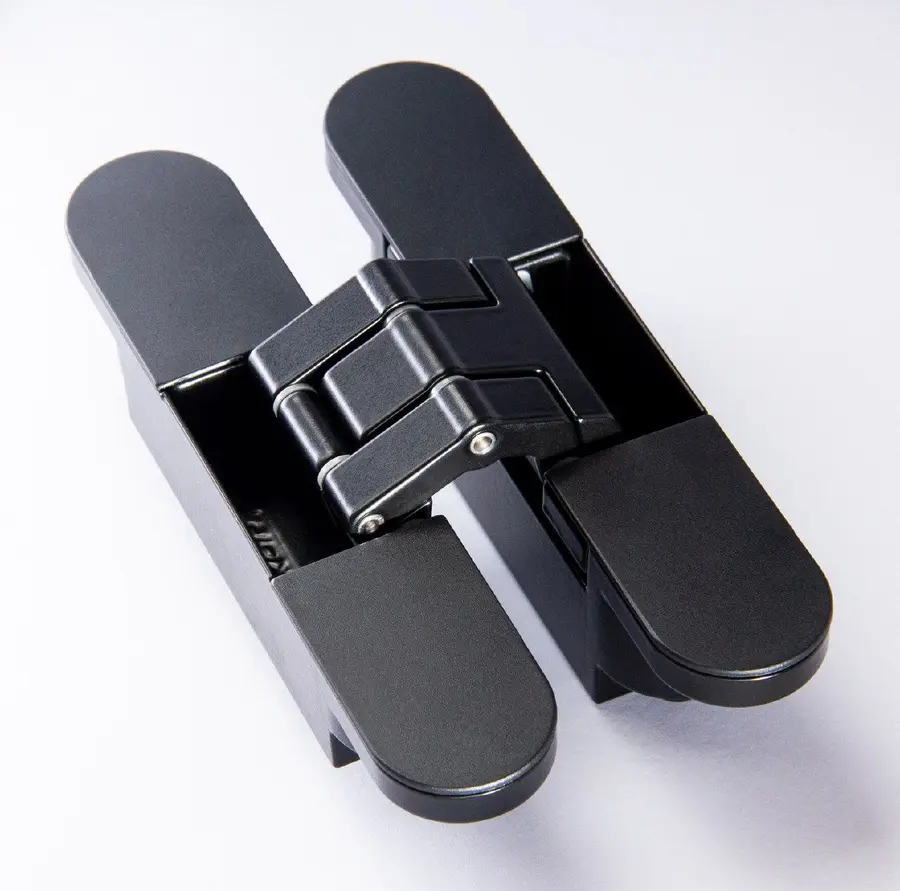 Concealed hinge, matte black