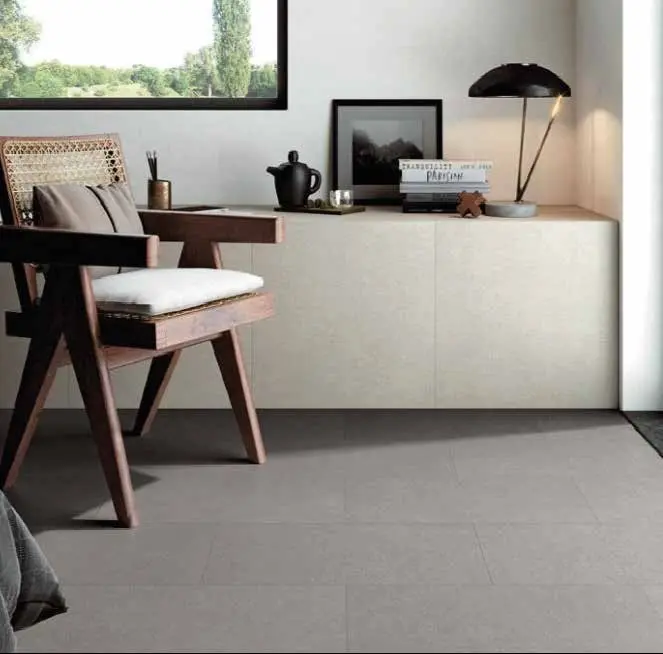 Mirage porcelain tile floor in a modern interior