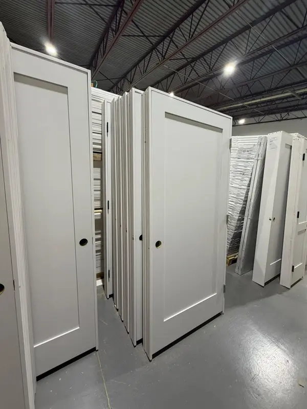 One panel Shaker doors in stock