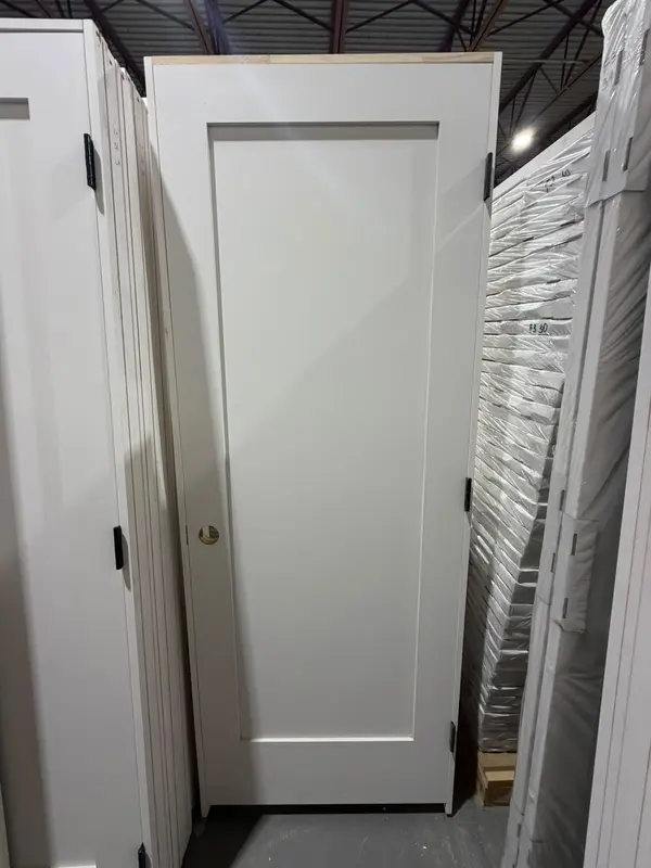 One panel Shaker door with jamb