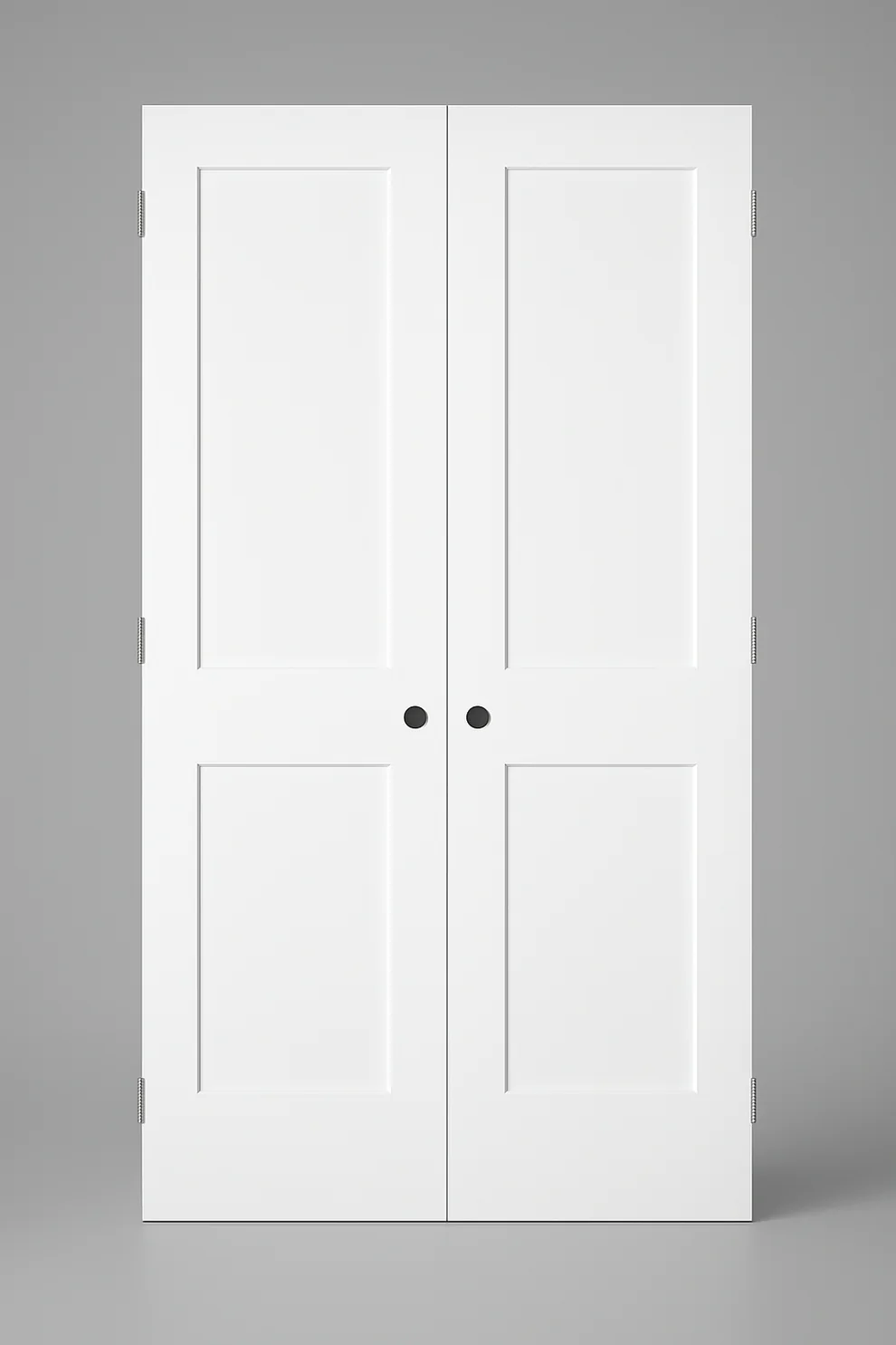Double Interior Door Shaker Style 80 inch 2 Panel