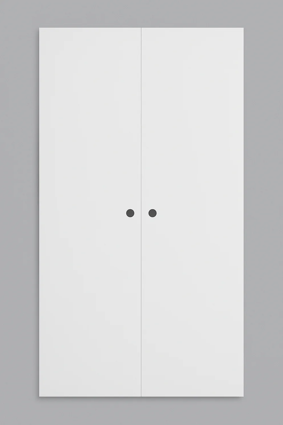 Double Interior Door Shaker Style 80 inch Flush