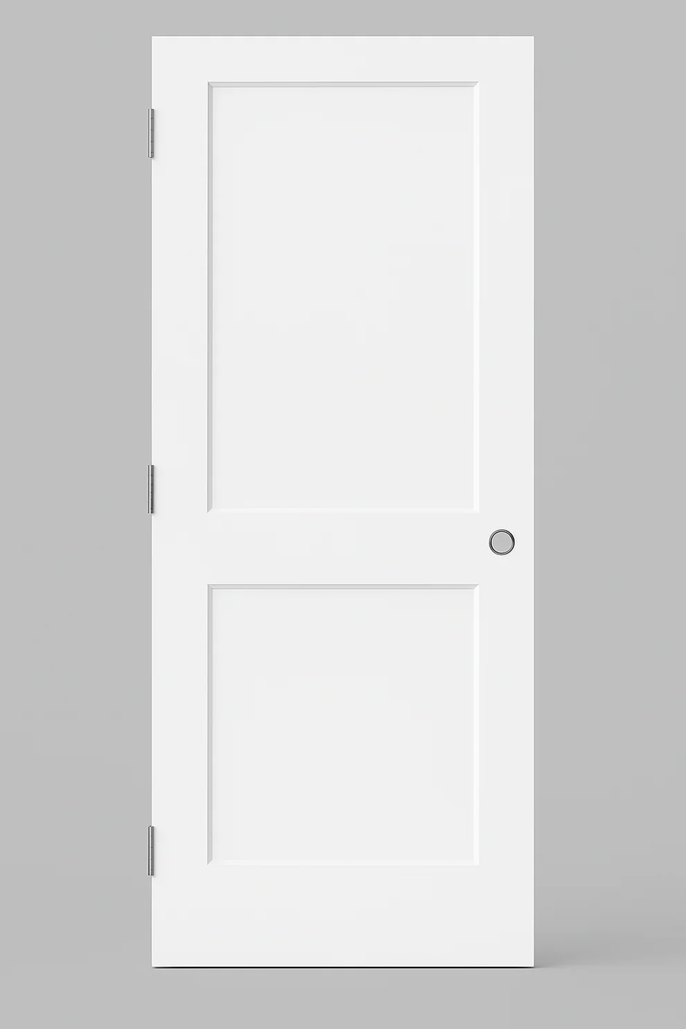 Single Interior Door Shaker Style 80 inch 2 Panel